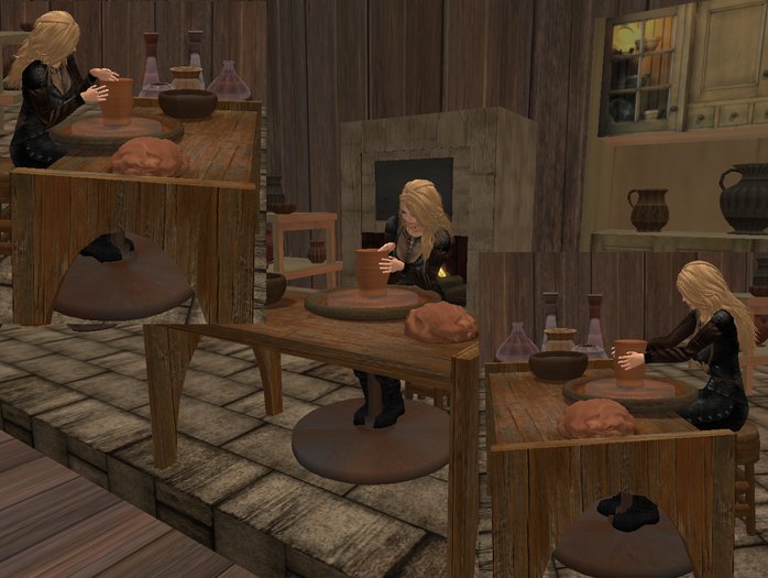 Second Life Marketplace Pottery Wheel